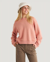 Women's Bamboo Northcoast Fleece Crew - Shell