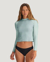Women's Offshore Rash Guard - Ocean Mist / Tropic Sea