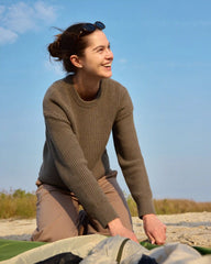 Women's Coastloom Crew Sweater - Storm Cloud