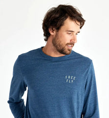 Blitz Long Sleeve - Heather True Navy