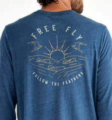 Blitz Long Sleeve - Heather True Navy
