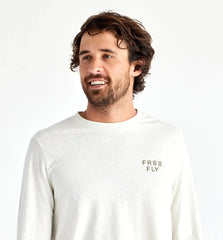 Redfish Camo Long Sleeve - Heather Oyster