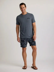 Men's Active Breeze Short Lined – 7" - Seasmoke Camo Black