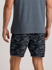 Men's Active Breeze Short Lined – 7" - Seasmoke Camo Black
