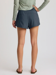 Women's Bamboo-Lined Active Breeze Short – 3" - Storm Cloud