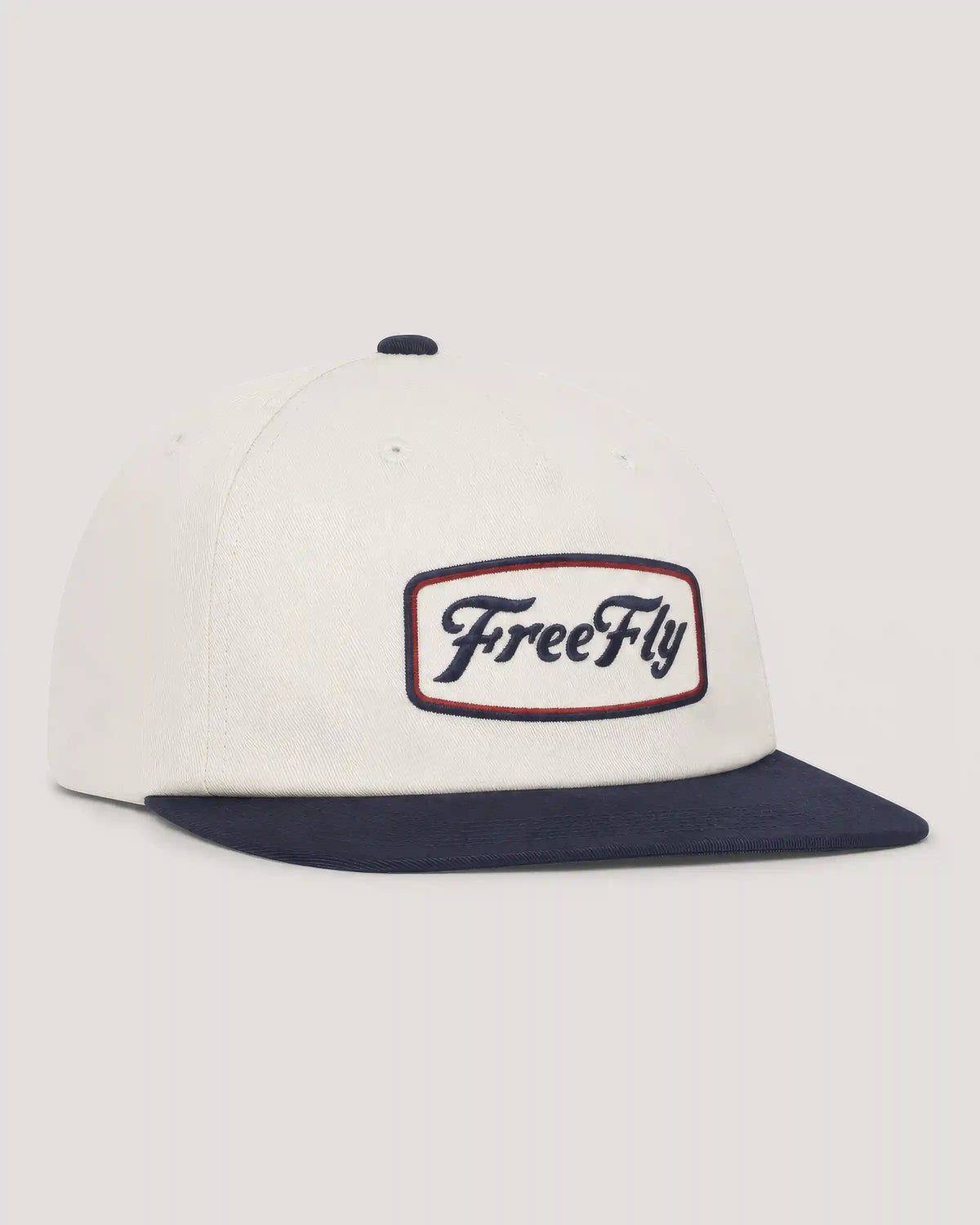 Americana Script Snapback Hat - Bone