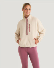 Women's Ashridge Fleece Half Zip - French Oak