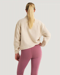 Women's Ashridge Fleece Half Zip - French Oak