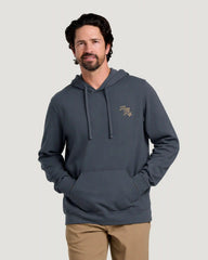 Coastal Rope Fleece Hoodie - Storm Cloud