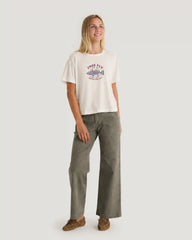 Women's Fish Camp Tee - Bone