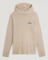 Men's Bamboo Lightweight Graphic Hoodie - Ready To Roll Desert Tan