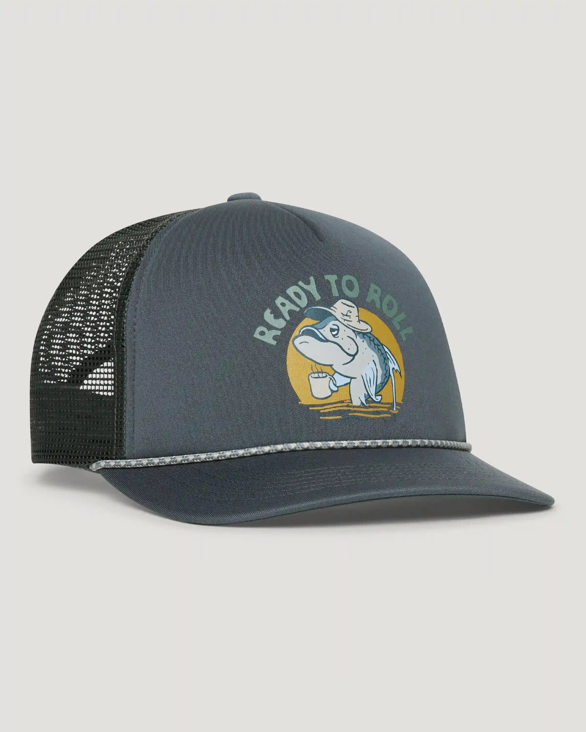 Morning Person Foam Trucker Hat - Storm Cloud