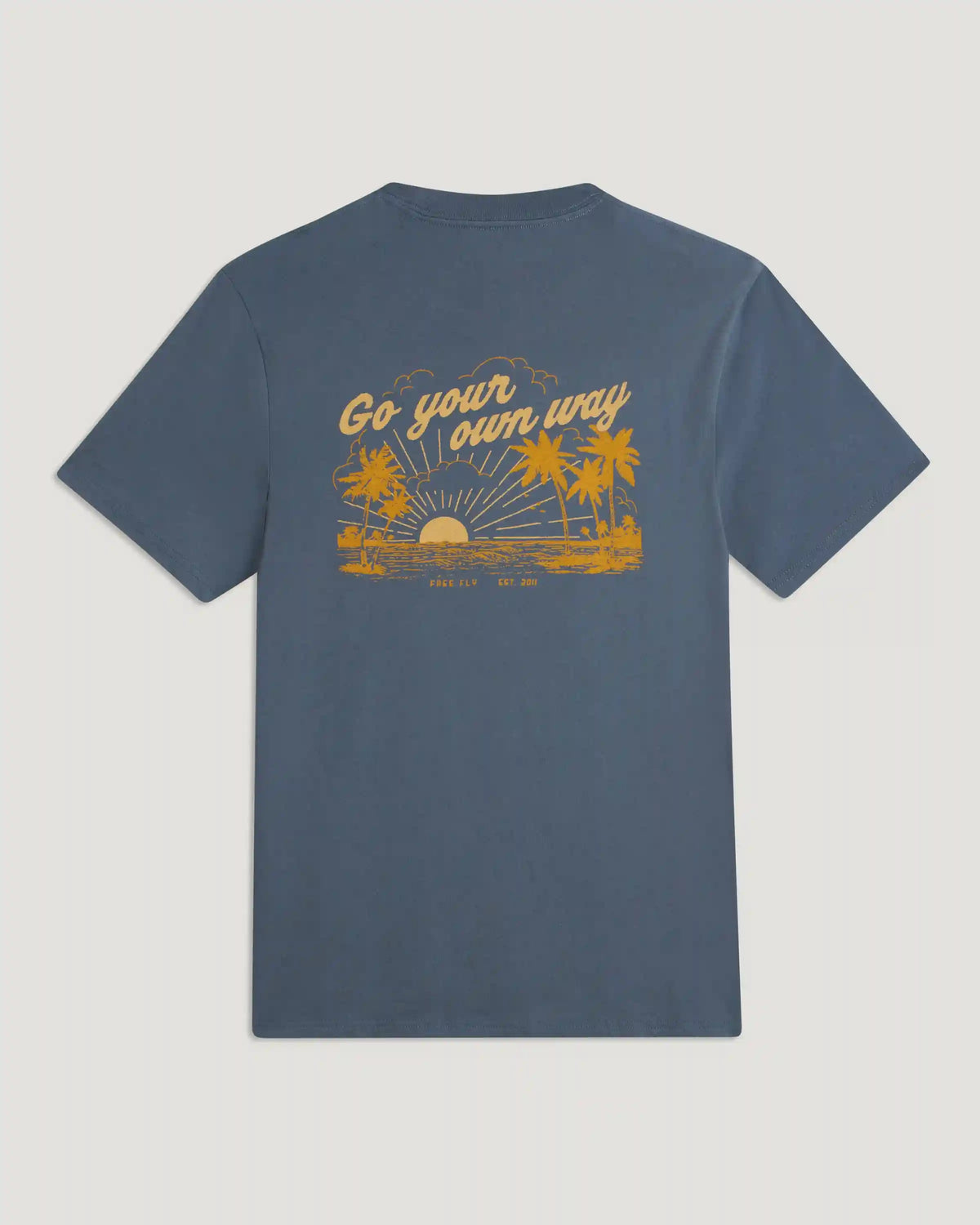 Go Your Own Way Tee - Storm Cloud
