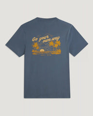 Go Your Own Way Tee - Storm Cloud