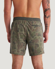Men's Palmera Trunk – 17" - Vintage Camo Oil Green
