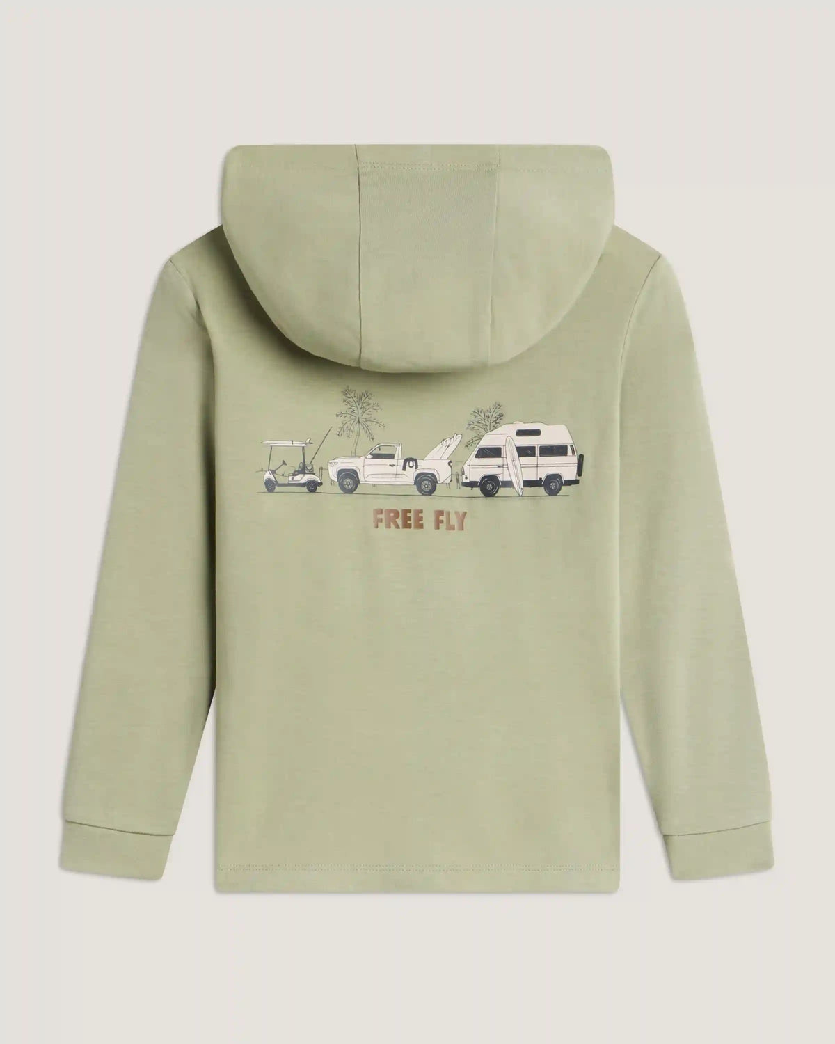 Toddler Bamboo Shade Graphic Hoodie - On The Go Tea