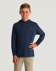 Youth Bamboo Shade Graphic Hoodie - Go Your Own Way True Navy