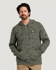 Camo Outfitters Fleece Hoodie - Vintage Camo Oil Green