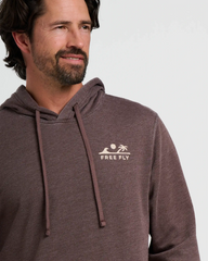 Rising Tide Fleece Hoodie - Heather Chestnut