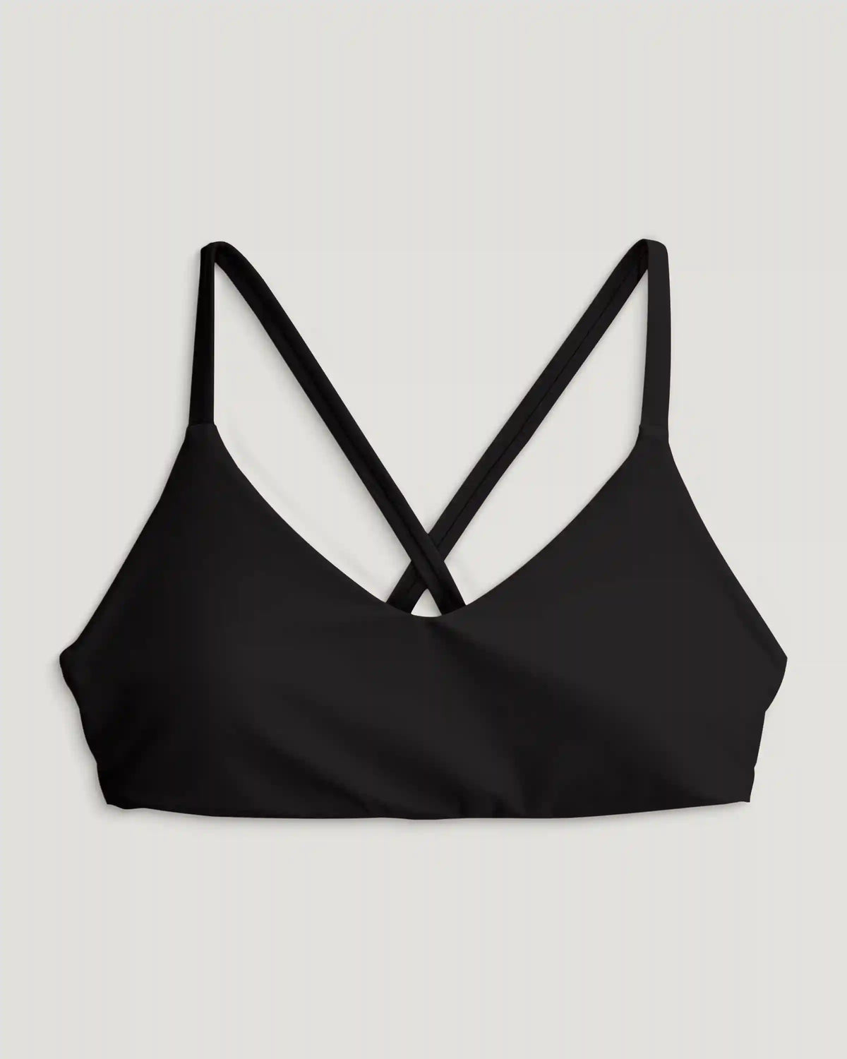 Women's Wavebound Cross-Tie Bikini Top - Black