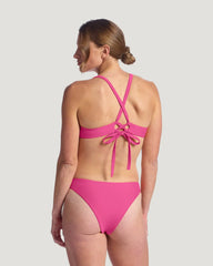 Women's Wavebound Cross-Tie Bikini Top - Magenta Haze