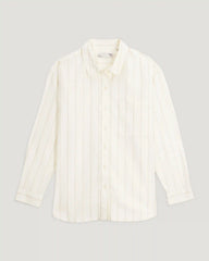 Women's Sullivan's Shirt - Dash Vertical Stripe Sea Salt