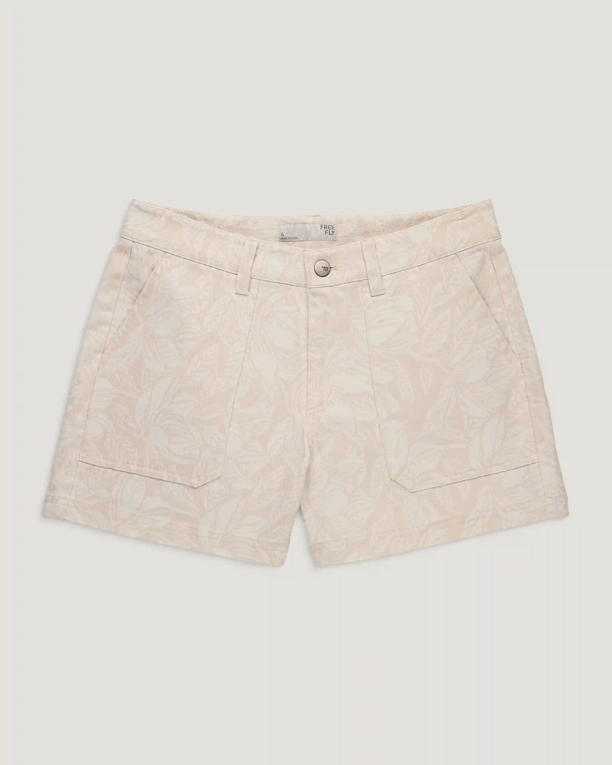Women's Folly Twill Short - Nolia Floral Print Stone