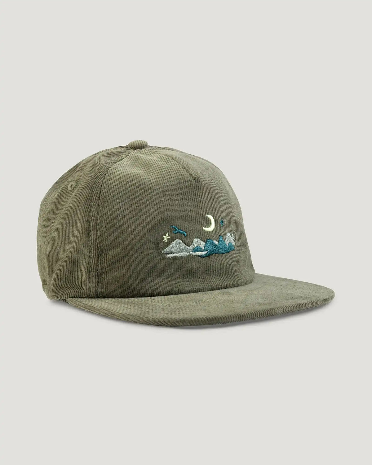 Moonrise Cord Strapback Hat - Fatigue
