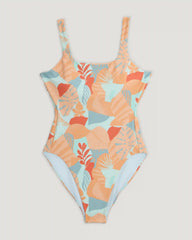 Women's Wavebound One Piece Suit - Calypso Print Light Coral