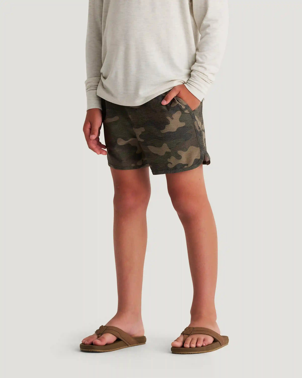 Youth Reverb Short Unlined – 4" - Woodland Camo