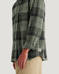 Men's Gallatin Overshirt - Dark Forest Plaid