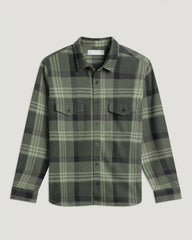 Men's Gallatin Overshirt - Dark Forest Plaid