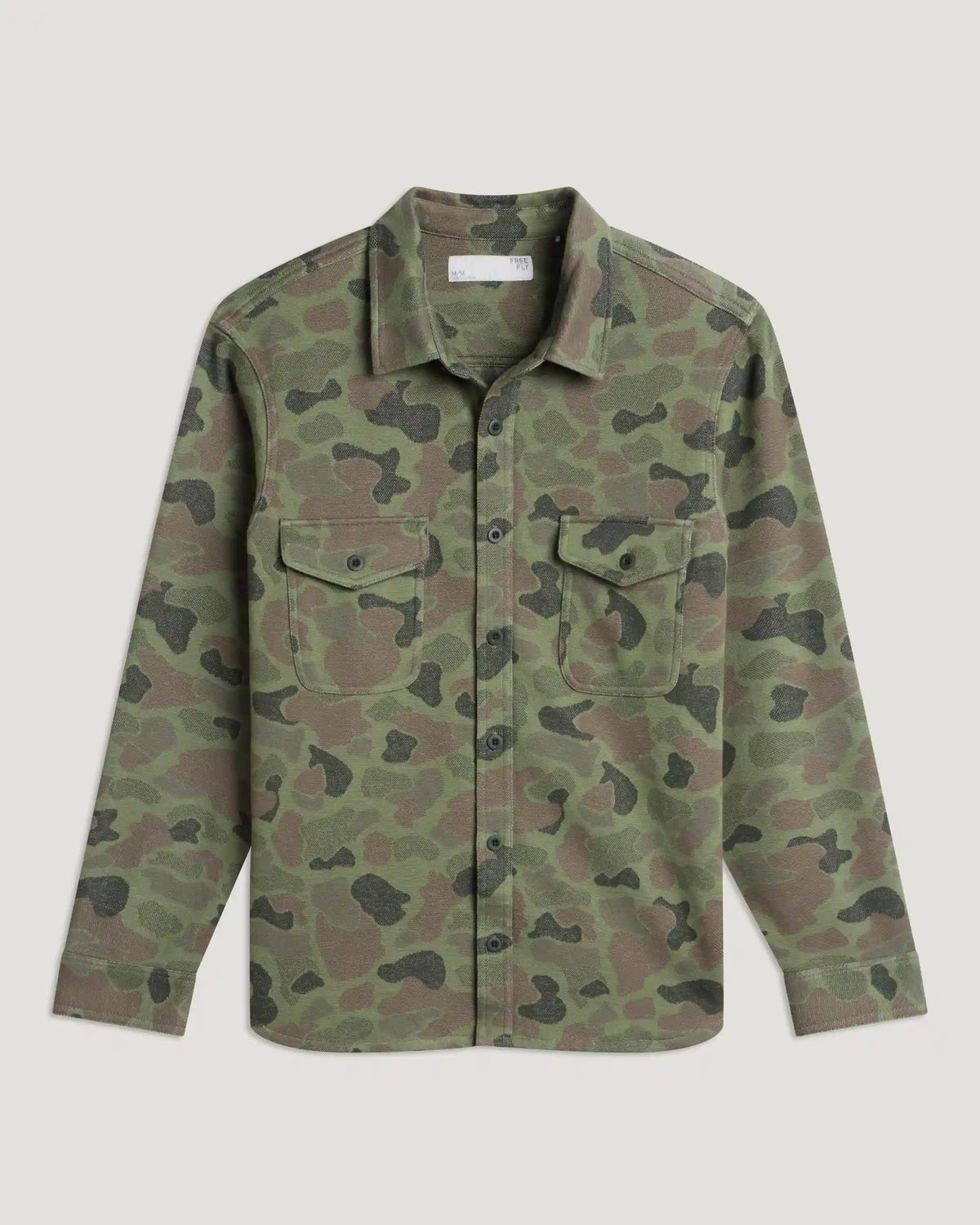 Men's Gallatin Overshirt - Vintage Camo Oil Green