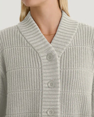Women's Coastloom Cardigan Sweater - Off White Heather