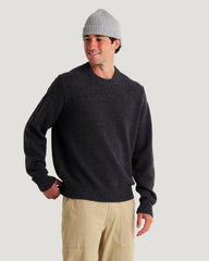Men's Coastloom Crew Sweater - Heather Anthracite