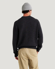 Men's Coastloom Crew Sweater - Heather Anthracite