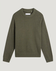 Men's Coastloom Crew Sweater - Smokey Olive