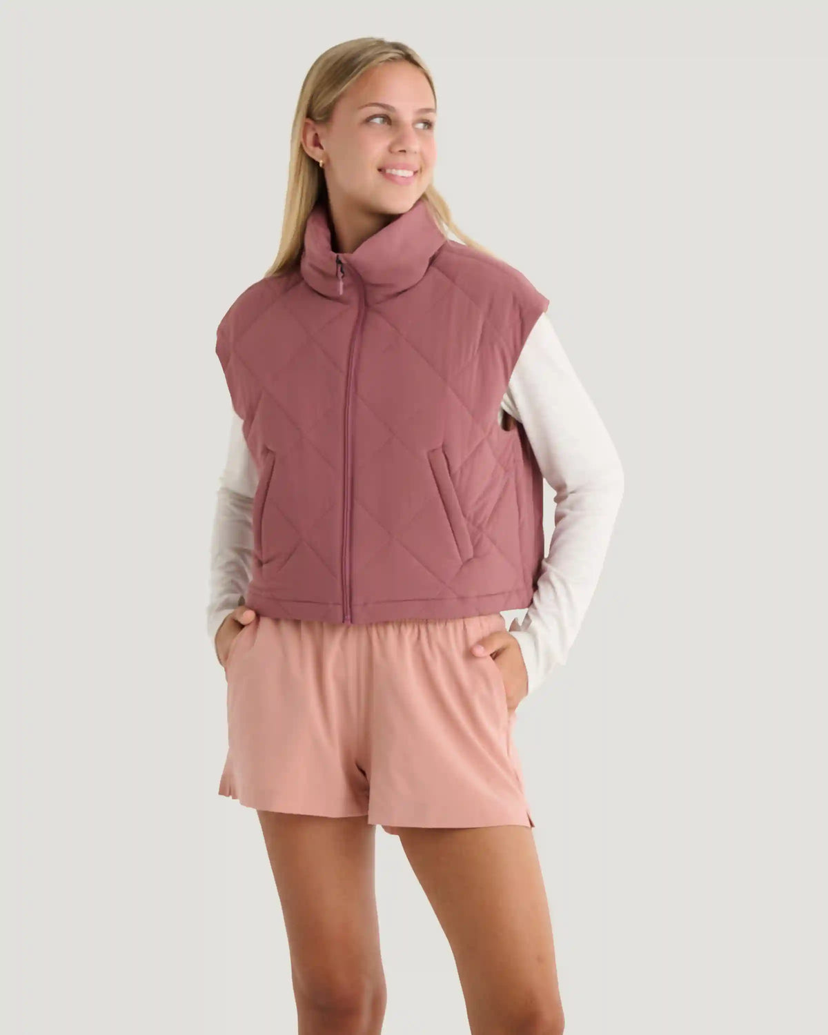 Women's Coldvale Insulated Vest - Plum