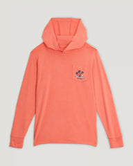 Youth Bamboo Shade Graphic Hoodie - Party Wave Flamingo