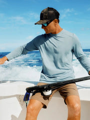 Men's Bamboo Lightweight Long Sleeve - Slate