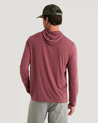 Men's Bamboo Lightweight Hoodie - Plum