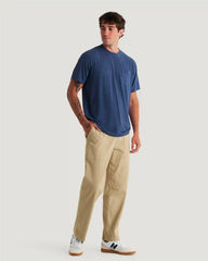 Men's Bamboo Flex Pocket Tee - Heather True Navy