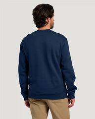 Men's Bamboo Northcoast Fleece Crew - True Navy