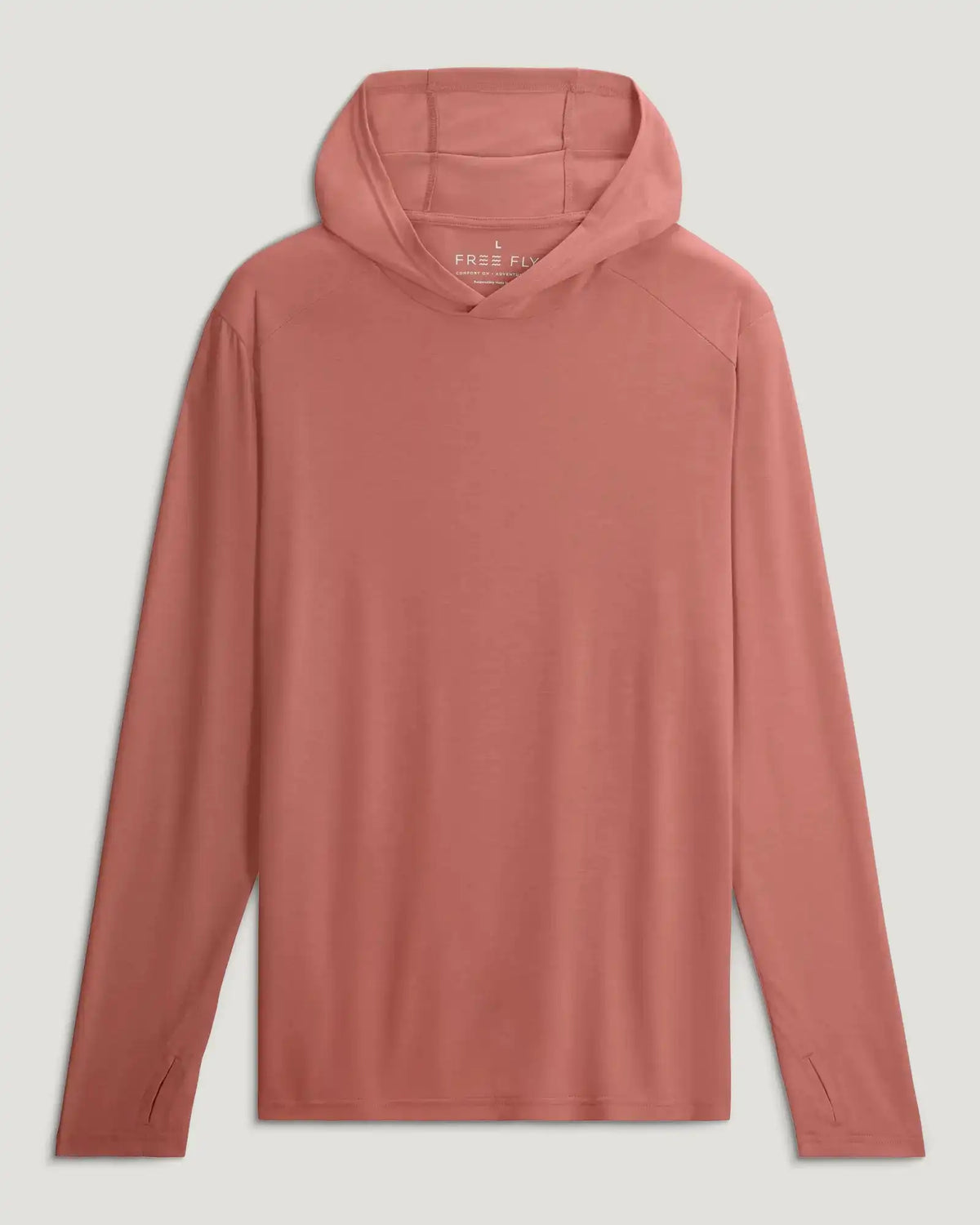 Men's Bamboo Shade Hoodie - Heather Red Clay