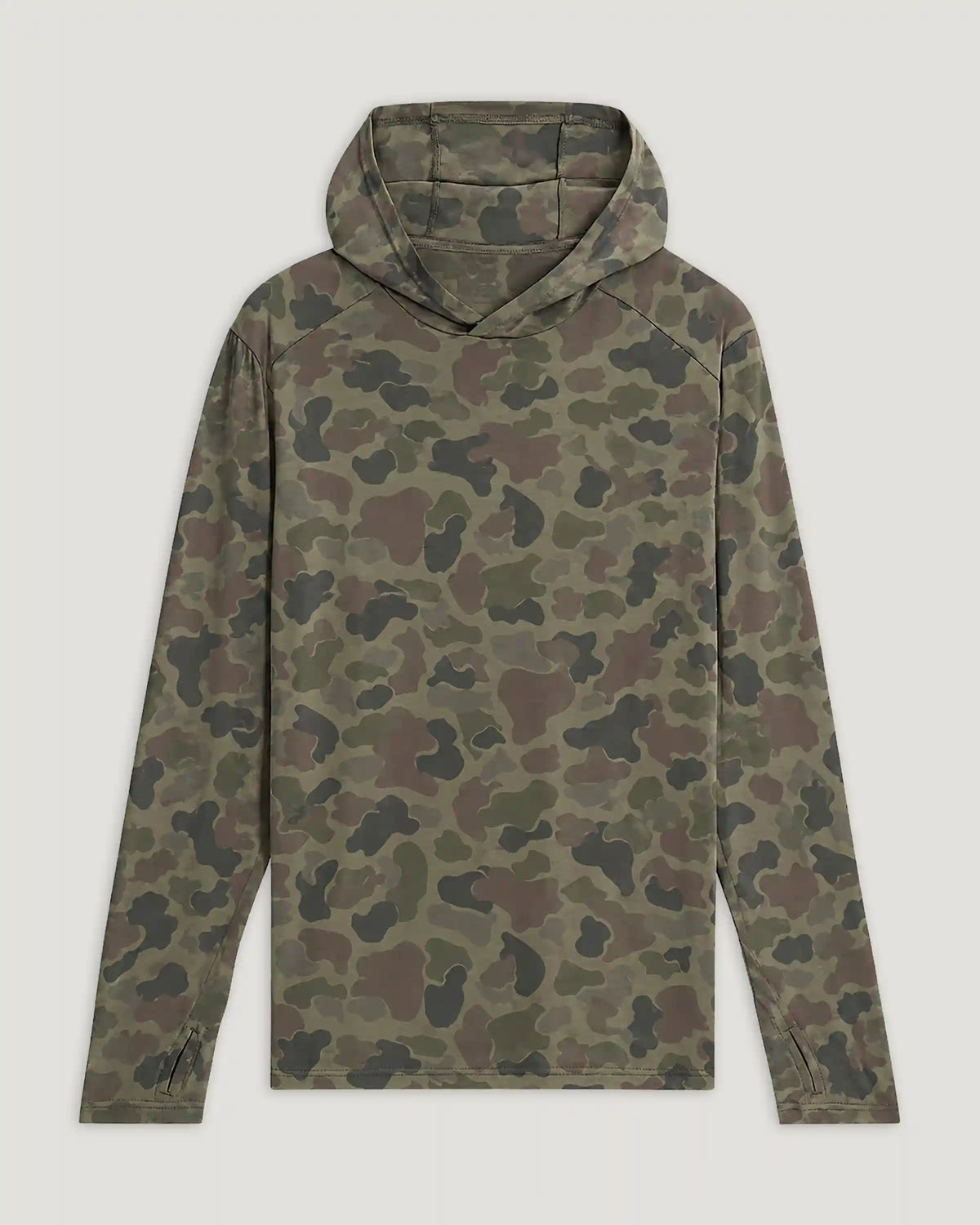 Men's Bamboo Shade Hoodie - Vintage Camo Oil Green