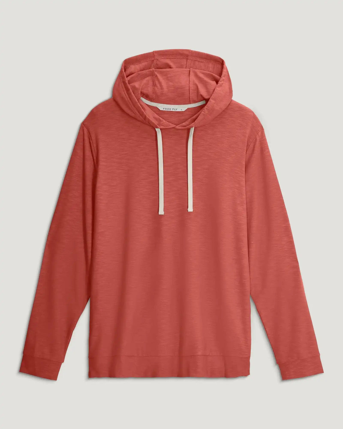 Men's Bamboo Slub Hoodie II - Red Clay