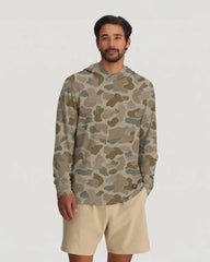 Men's Elevate Lightweight Hoodie - Vintage Camo Desert Tan