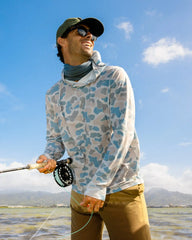 Men's Elevate Lightweight Hoodie - Vintage Camo Aspen Grey