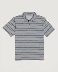 Men's Elevate Polo - Dash Stripe Aspen Grey