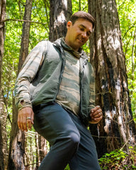 Men's Gridback Fleece Vest - Storm Cloud